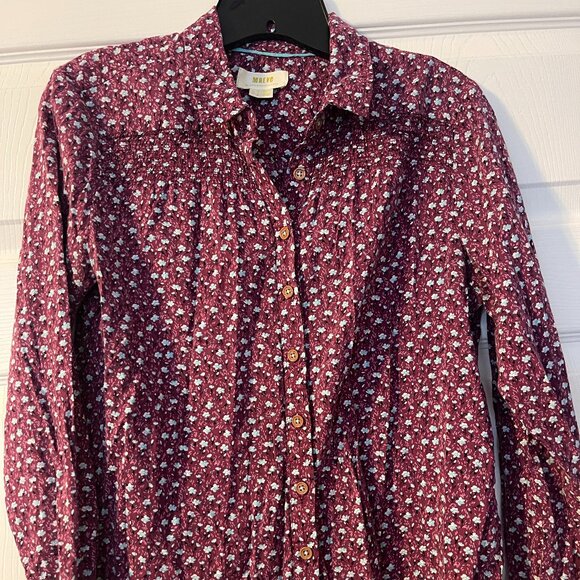 Maeve print long sleeve blouse - size 6 - Picture 1 of 4